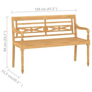 VidaXL Garten-lounge-set teak  