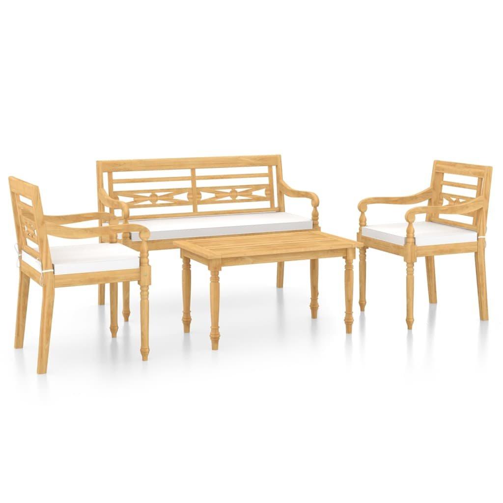 VidaXL Garten-lounge-set teak  