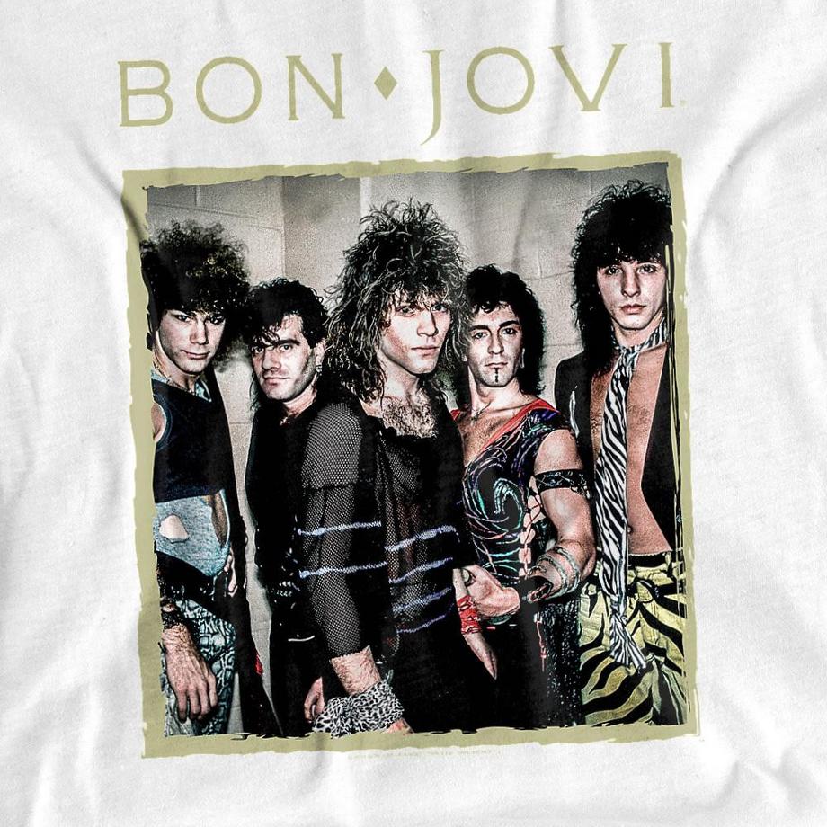Bon Jovi T-Shirt à Imprimé Graphique  