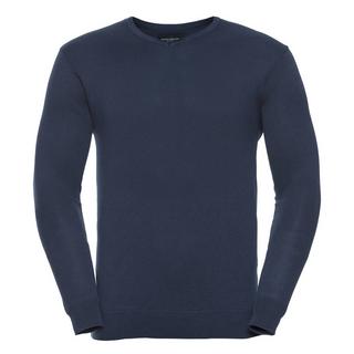 Russell Collezione V-Neck Pullover Lavorato a Maglia  