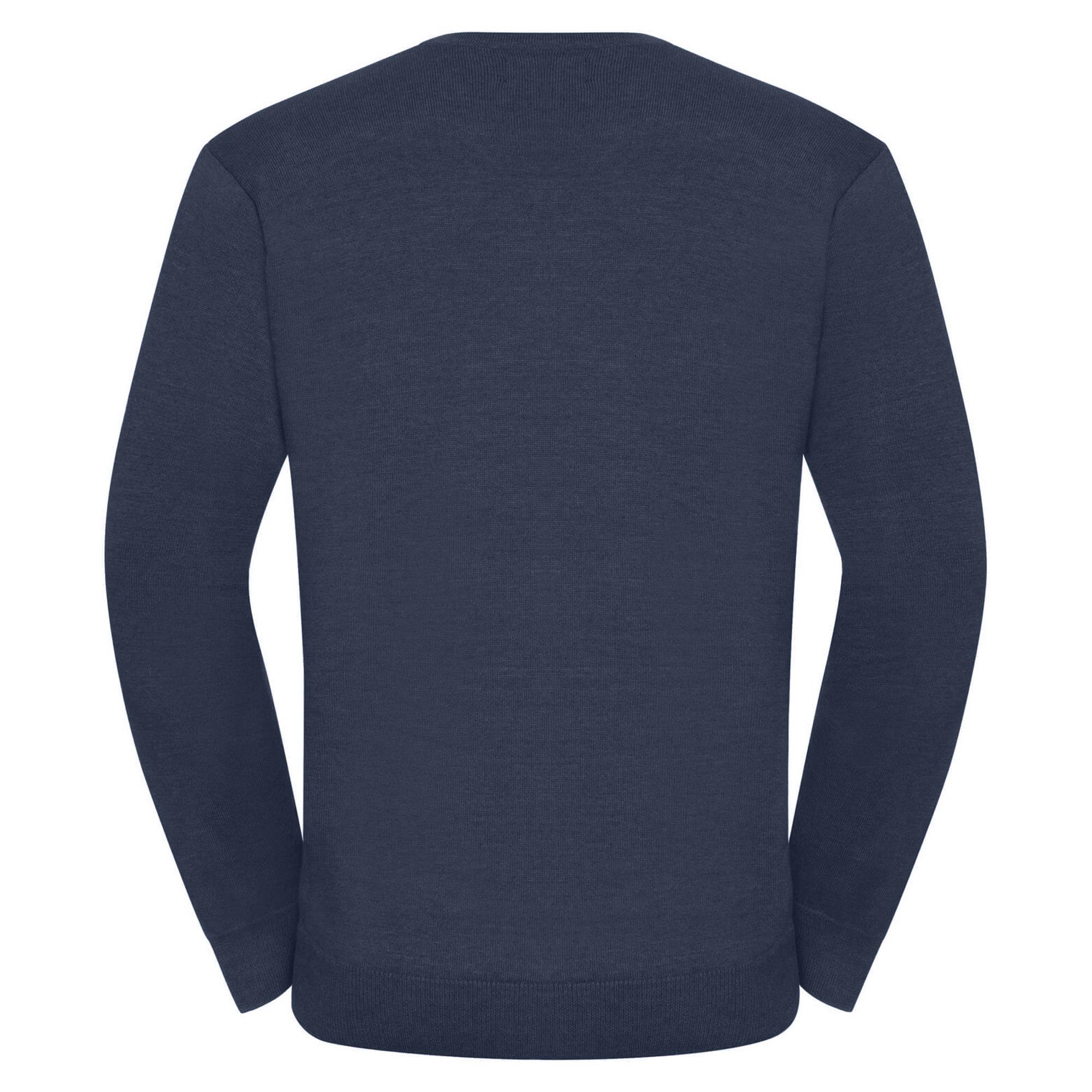 Russell Collezione V-Neck Pullover Lavorato a Maglia  