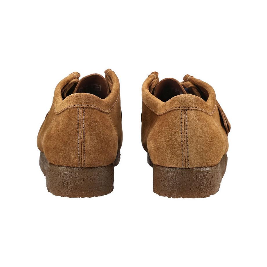 Clarks Veloursleder Derby Schuhe mit Mokassin Naht  