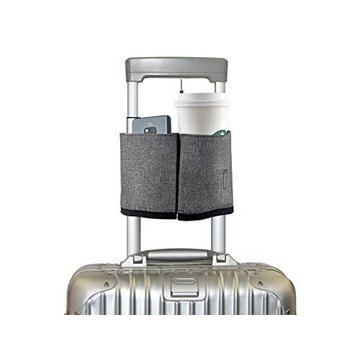 Reise-Getränkehalter Hält Zwei Kaffeetassen Passend für die Meisten Koffergriffe, Praktisches