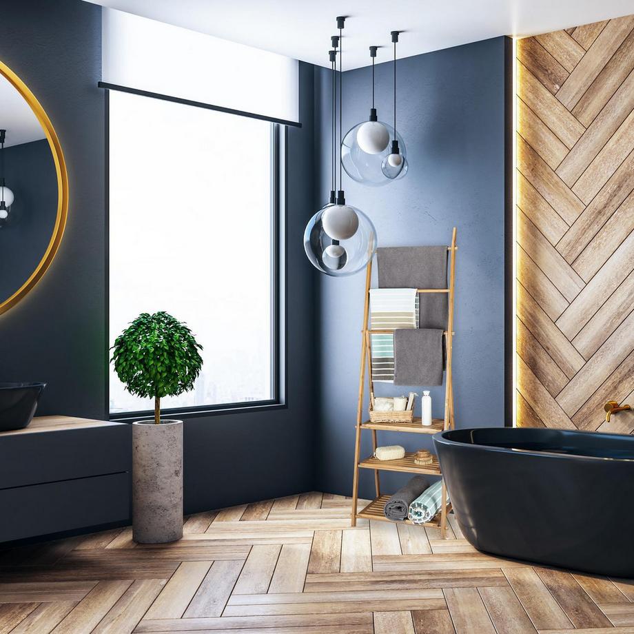 B2X Portasciugamani pieghevole in bambù  