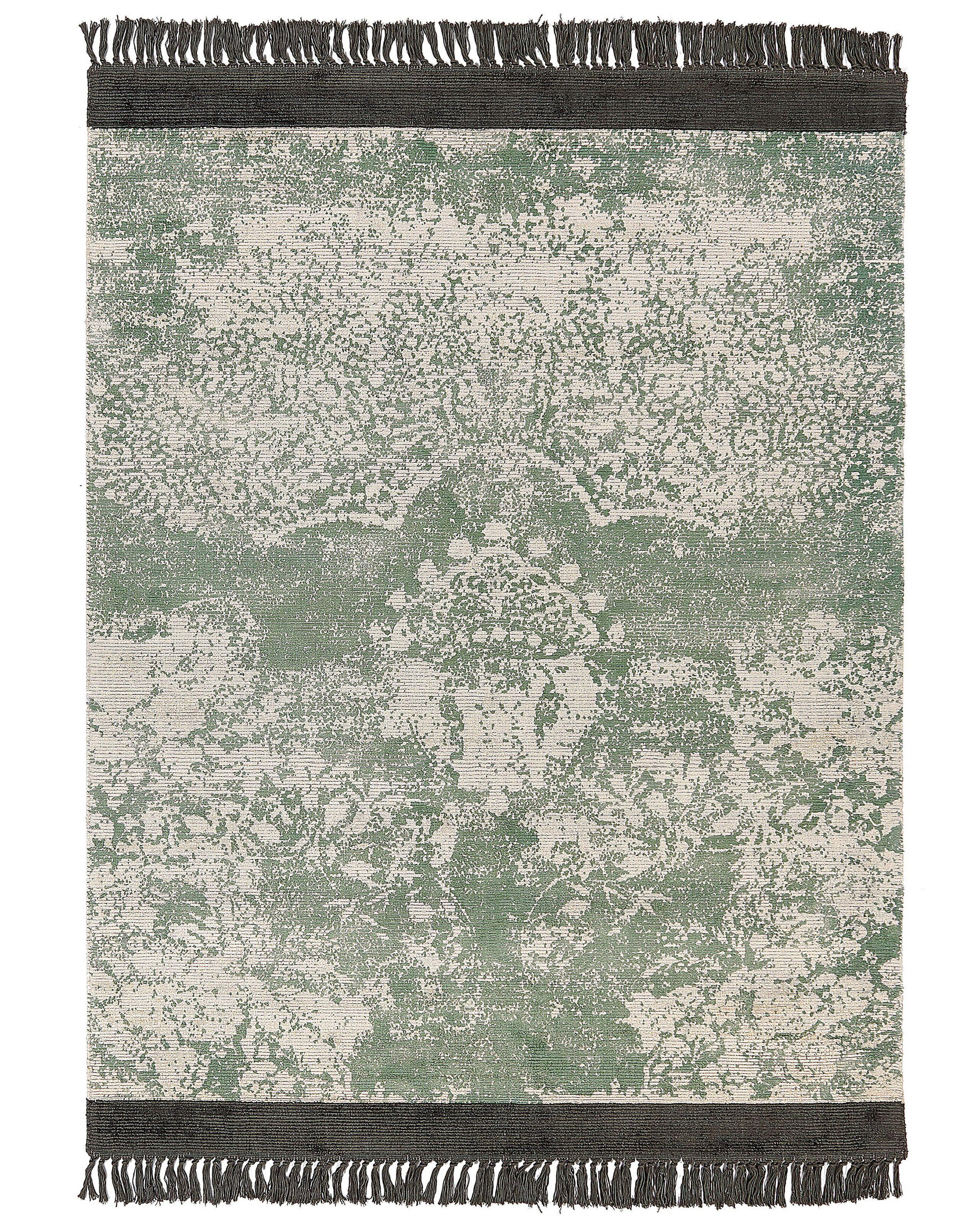 Beliani Teppich aus Viskose Retro AKARSU  