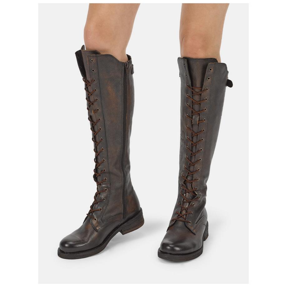 Felmini Schnürstiefel bis zum Knie  