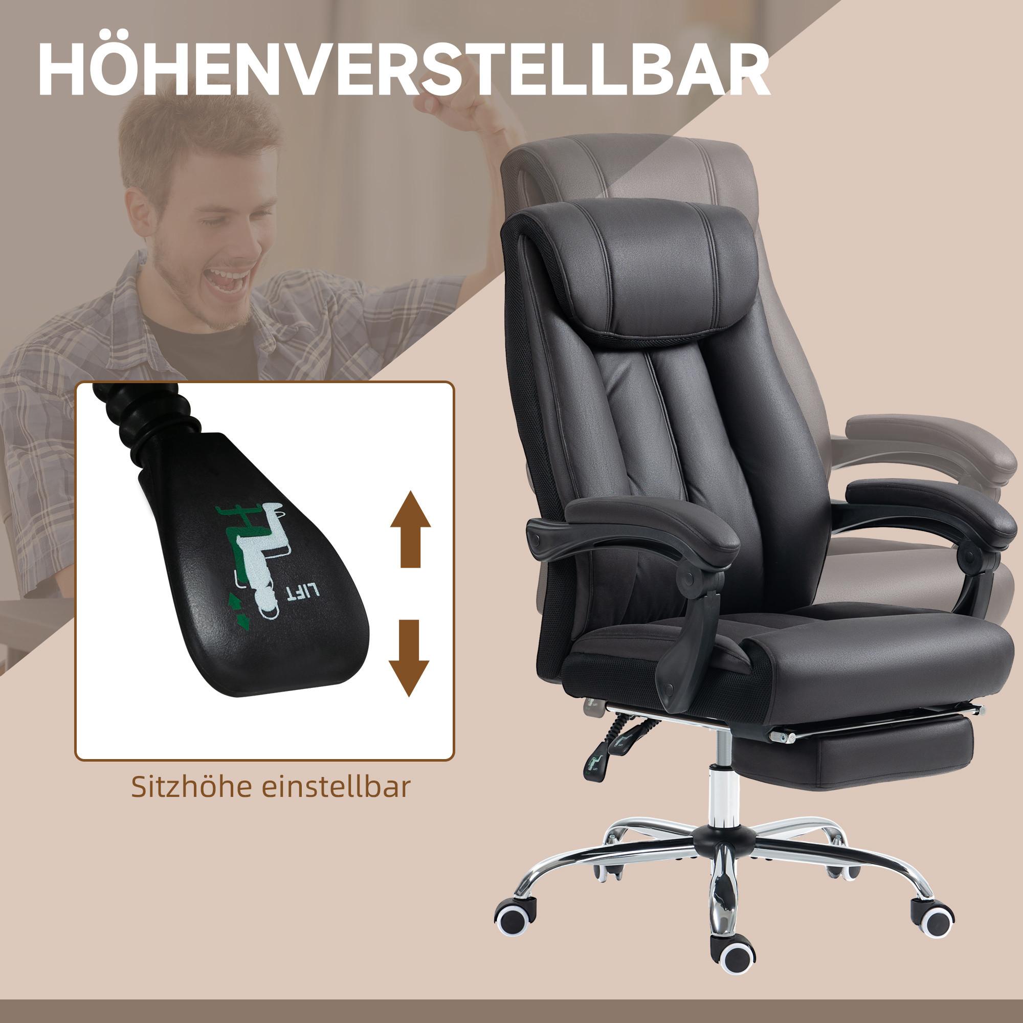 HOMCOM Chaise de bureau  