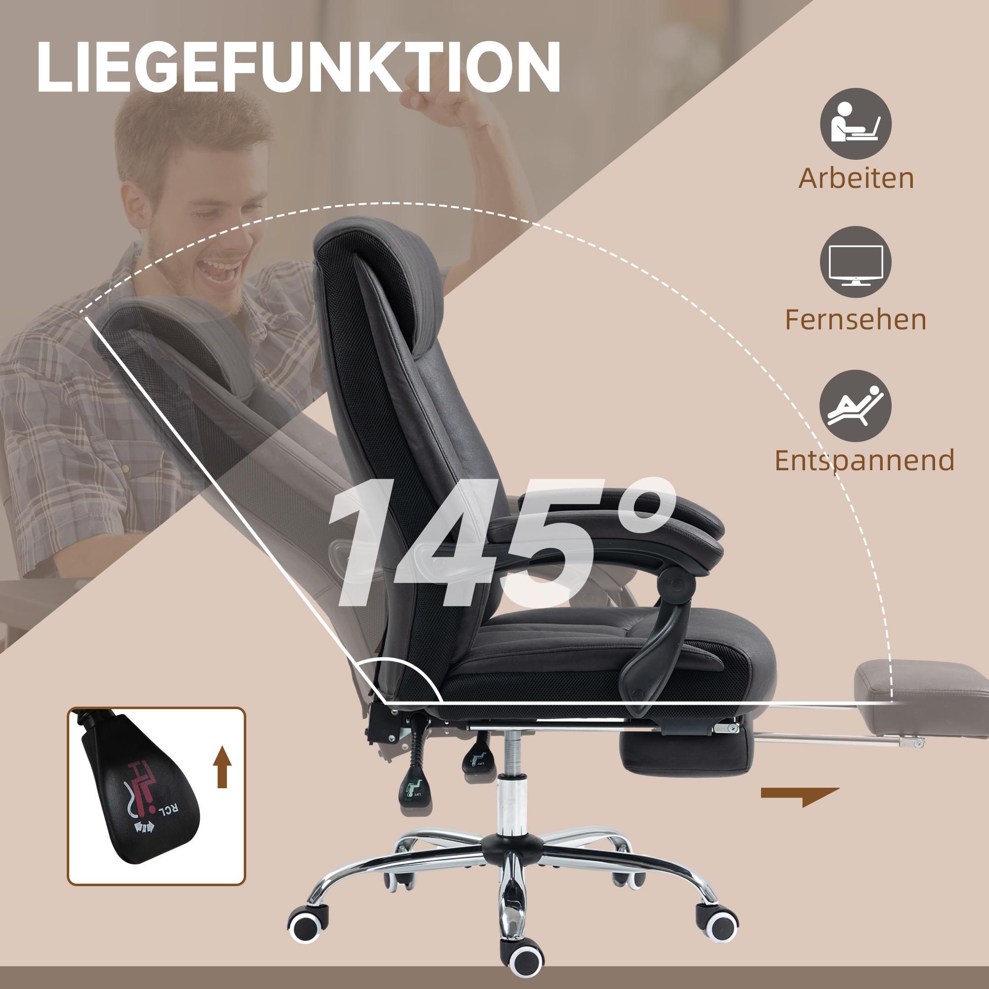 HOMCOM Chaise de bureau  