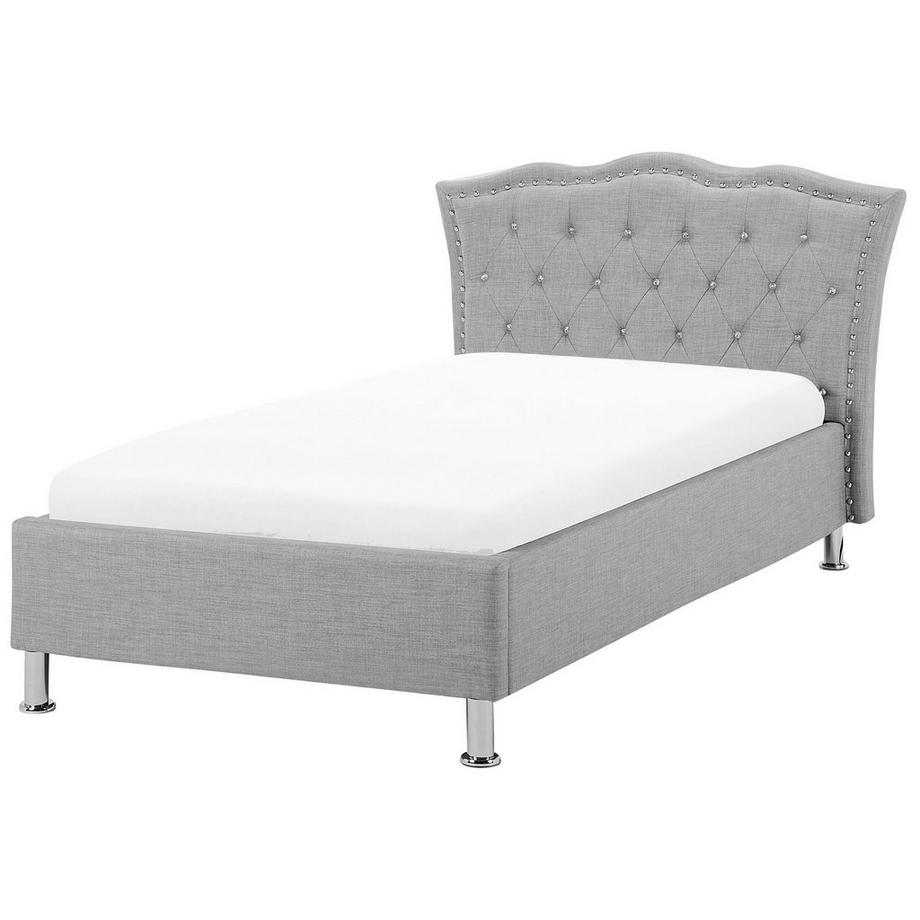 Beliani Letto contenitore en Poliestere Glamour METZ  