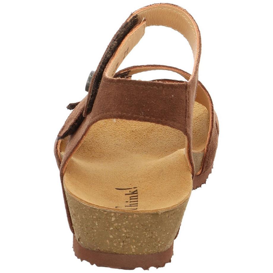 Think Sandale à lanières avec fermeture velcro  