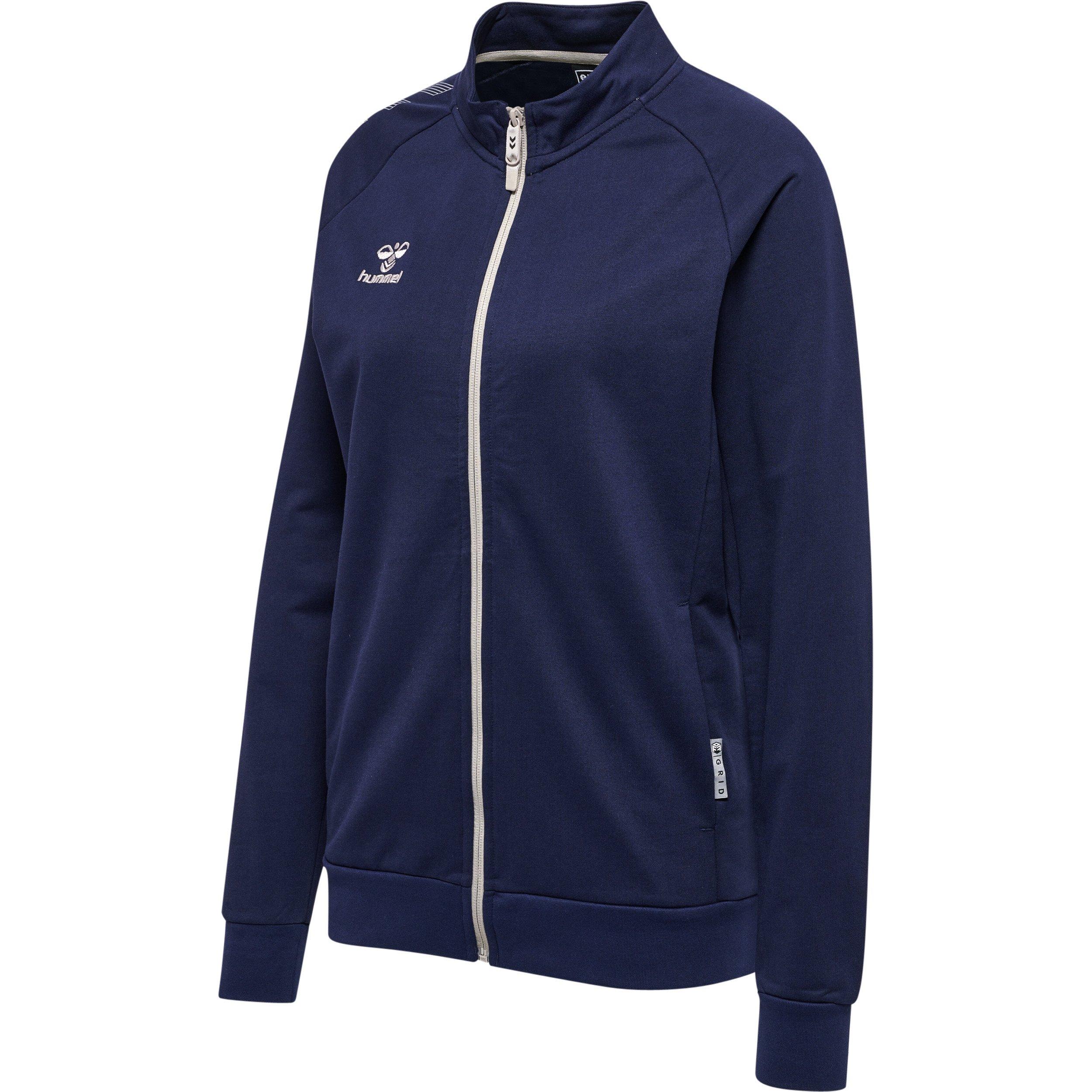 Hummel  veste de survêtement zippée en coton move grid 