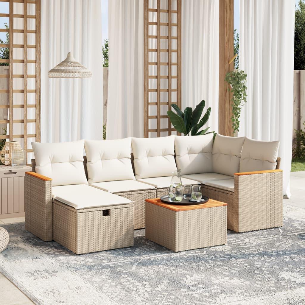 VidaXL Garten sofagarnitur poly-rattan  