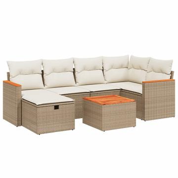 Garten sofagarnitur poly-rattan