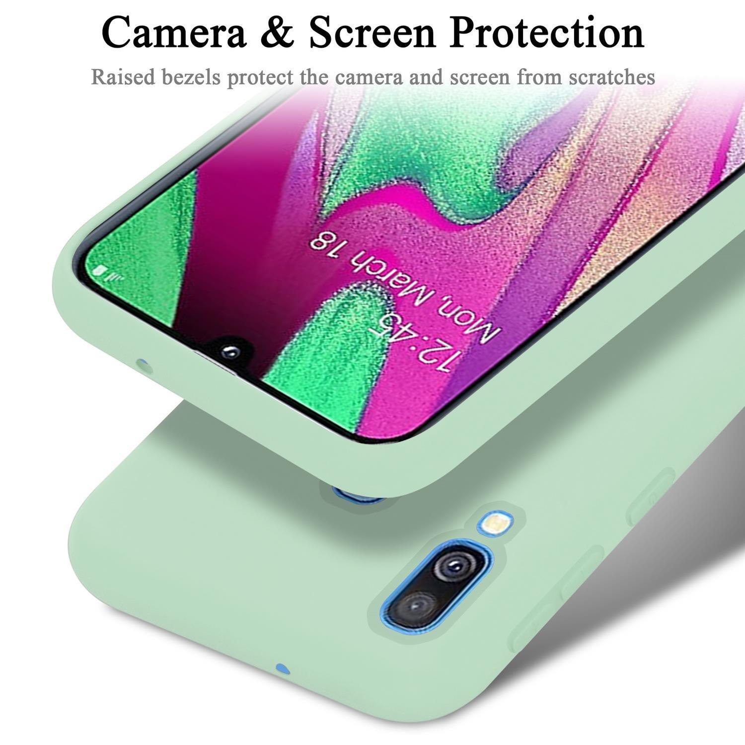 Cadorabo  Housse compatible avec Samsung Galaxy A40 - Coque de protection en silicone TPU flexible 