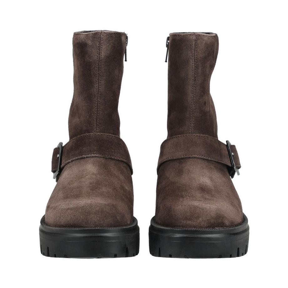 GEOX Bottines en daim avec bride à boucle  