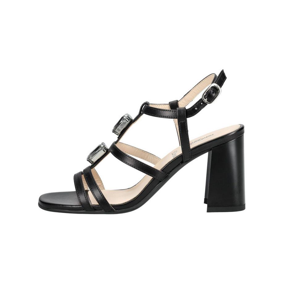 Nero Giardini Sandales à brides avec talon bloc et détails cristal  