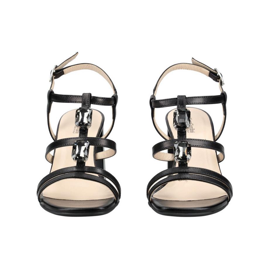Nero Giardini Sandales à brides avec talon bloc et détails cristal  