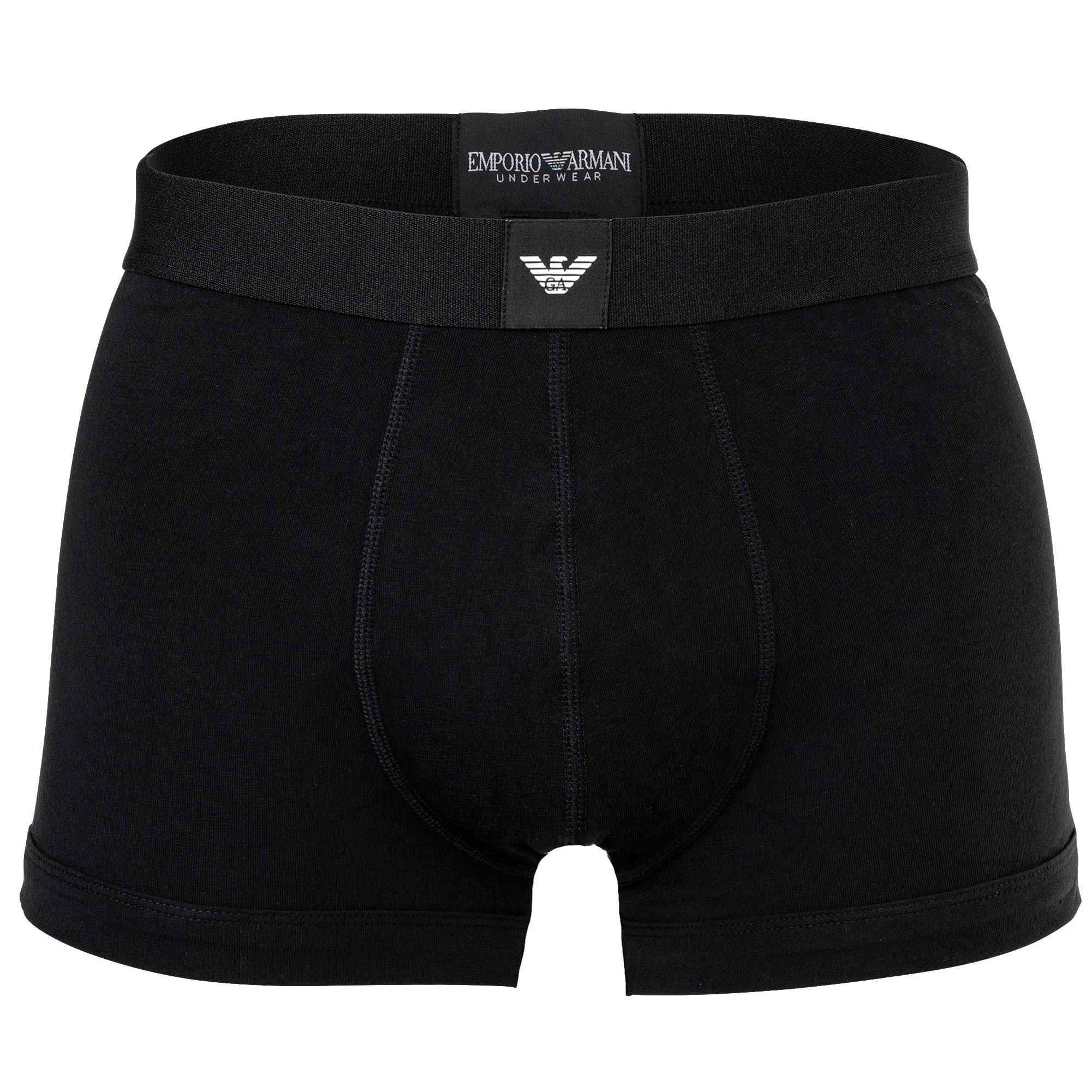 EMPORIO ARMANI Essential Logolabel Figurbetonte Boxershorts 3er Pack  