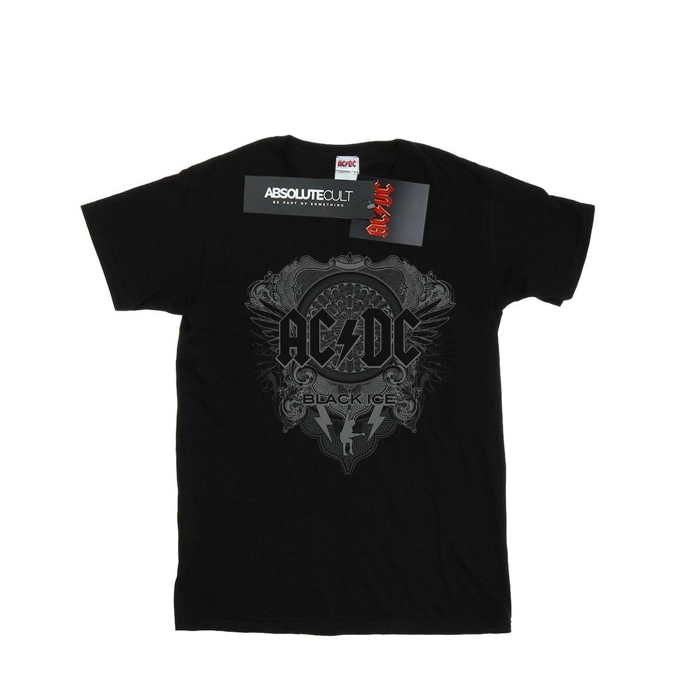 AC/DC  ACDC Black Ice Boyfriend Fit TShirt 