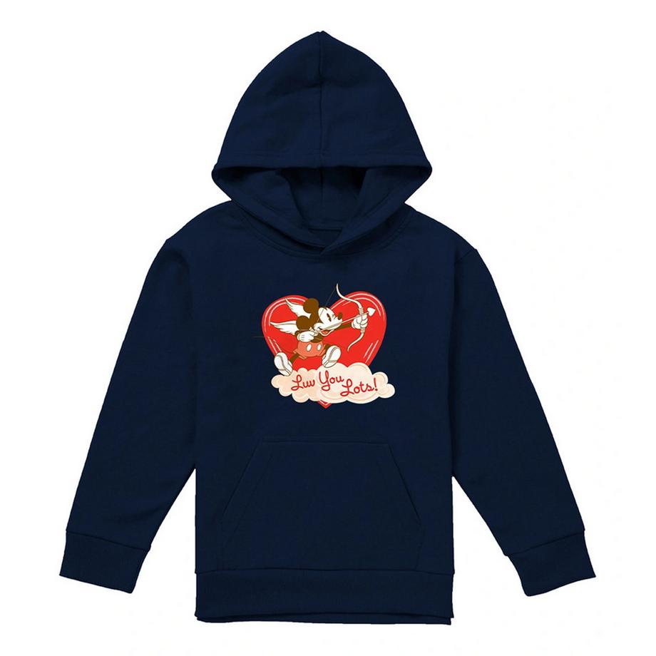Sweat À Capuche Saintvalentin Motif Mickey Mouse Luv You Lots!