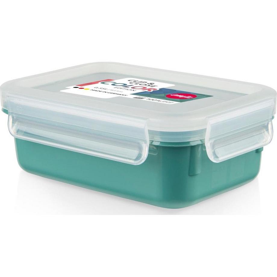 emsa  EMSA Clip & Close Rettangolare Scatola 0,55 L Petrol colour 1 pz 
