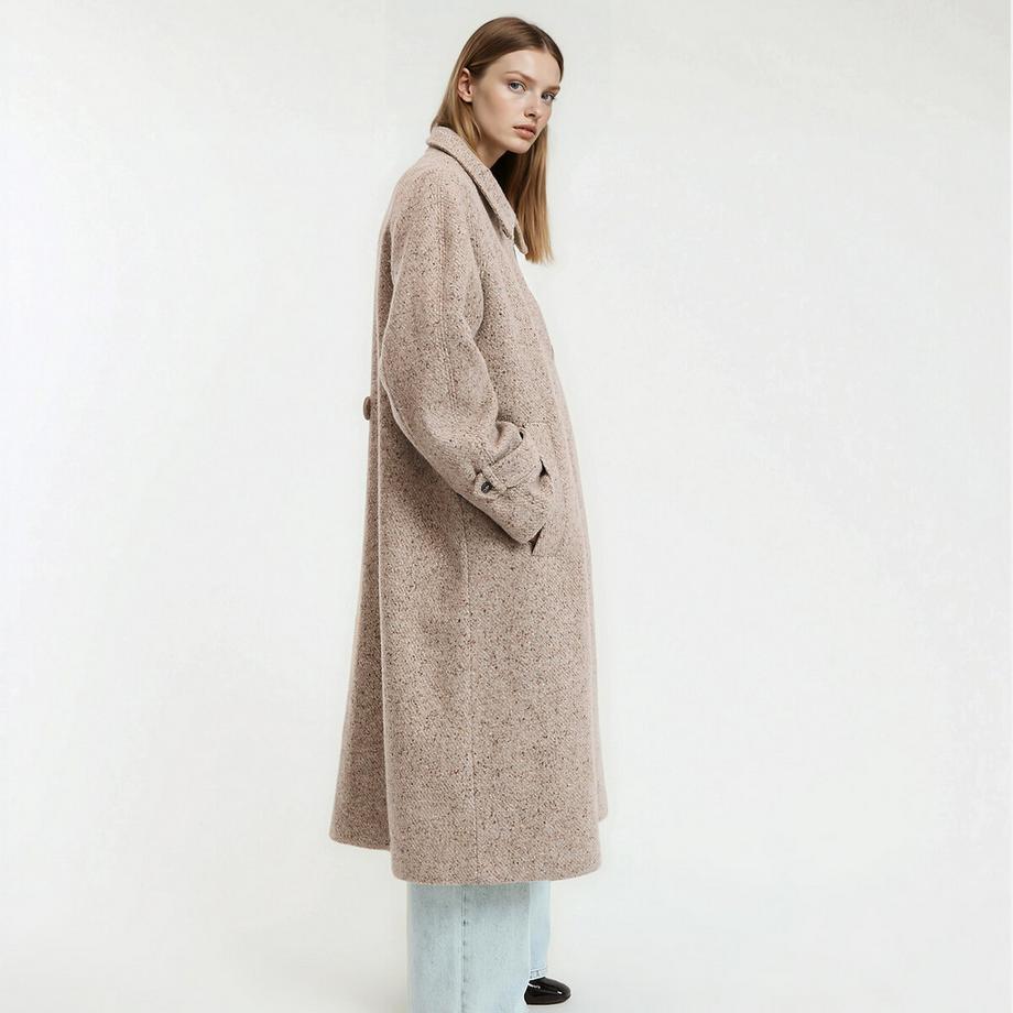 La Redoute Collections Manteau Drap de Laine Mélangée  