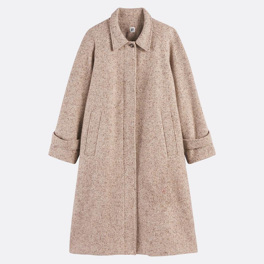 La Redoute Collections Manteau Drap de Laine Mélangée  