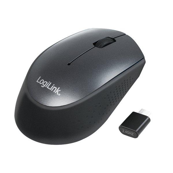 LogiLink  ID0160 Maus Beidhändig RF Wireless Optisch 1200 DPI 