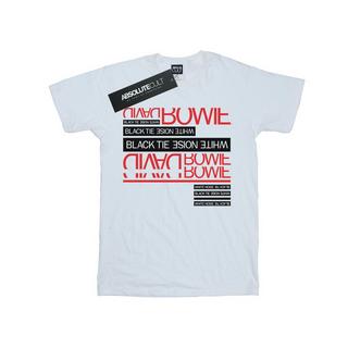 David Bowie Black Tie White Noise Bedrucktes T-Shirt  
