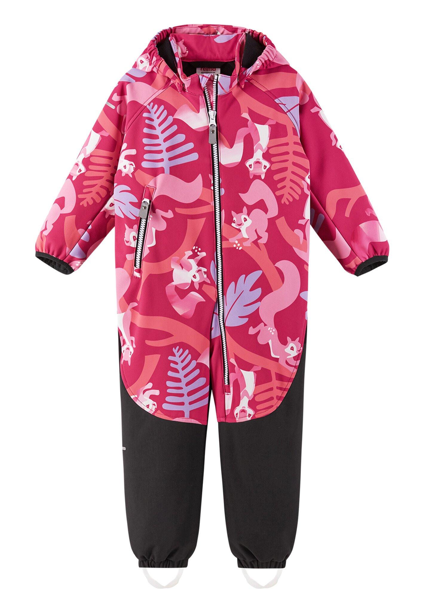 Reima  Kleinkinder Softshell Overall Mjosa Bright Berry 