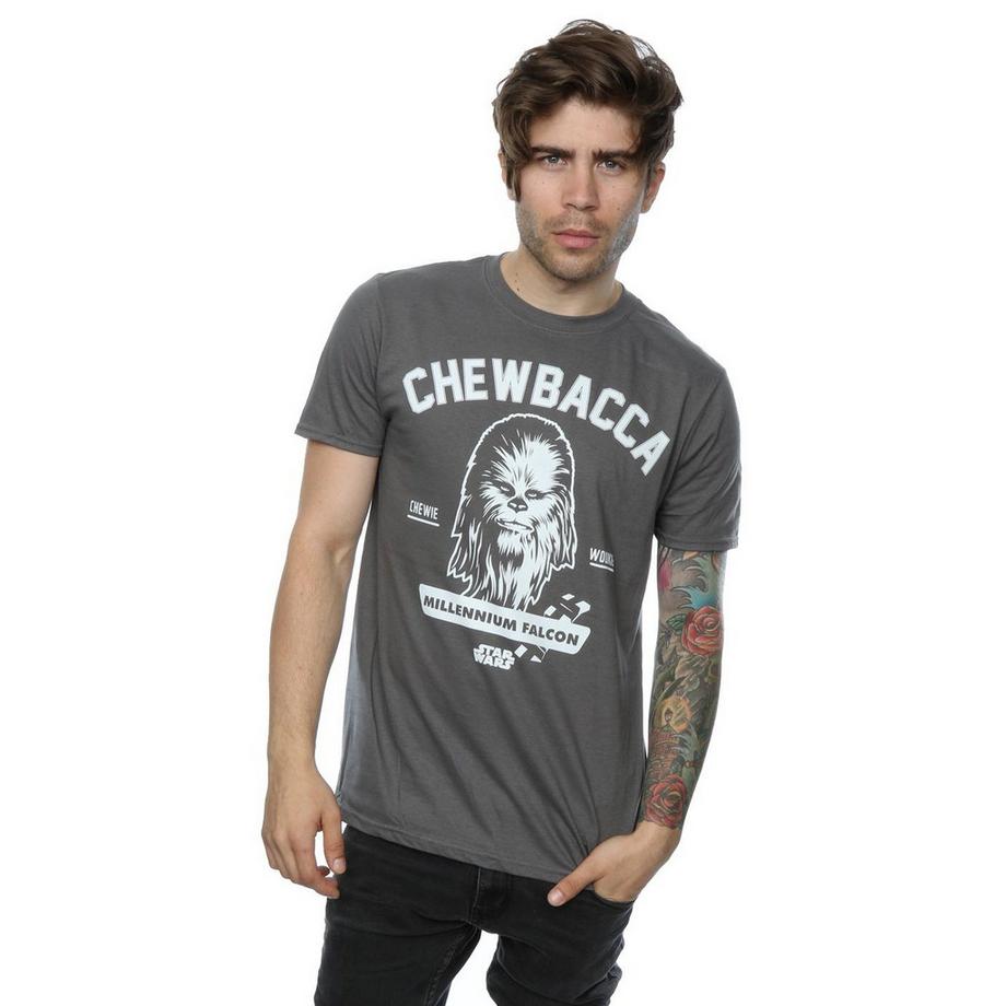 STAR WARS T-shirt graphique Collegiate Chewbacca  