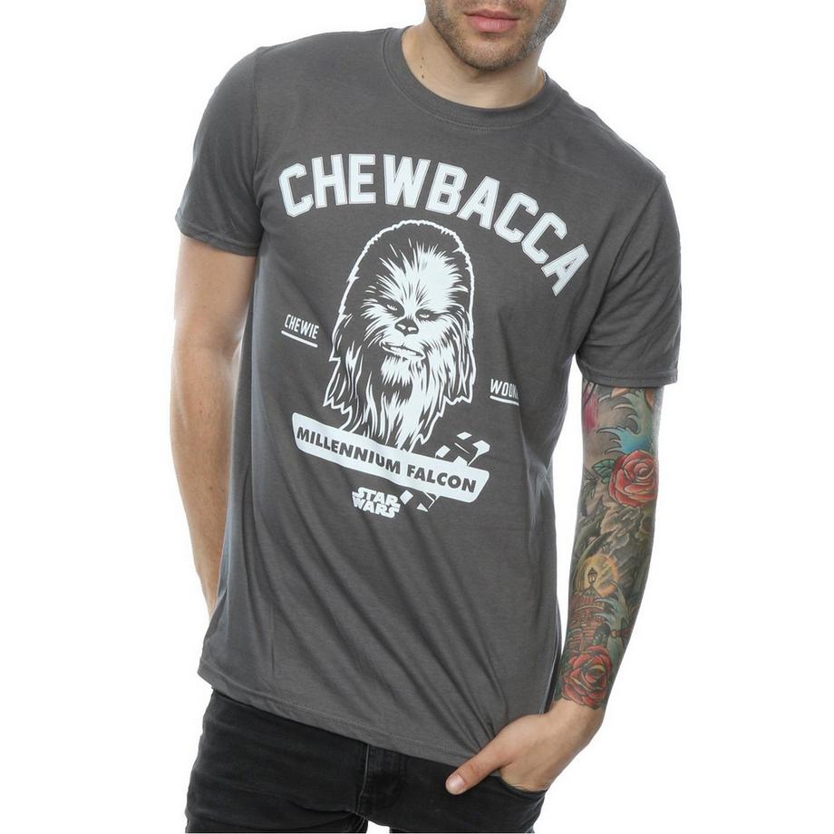 STAR WARS T-shirt graphique Collegiate Chewbacca  