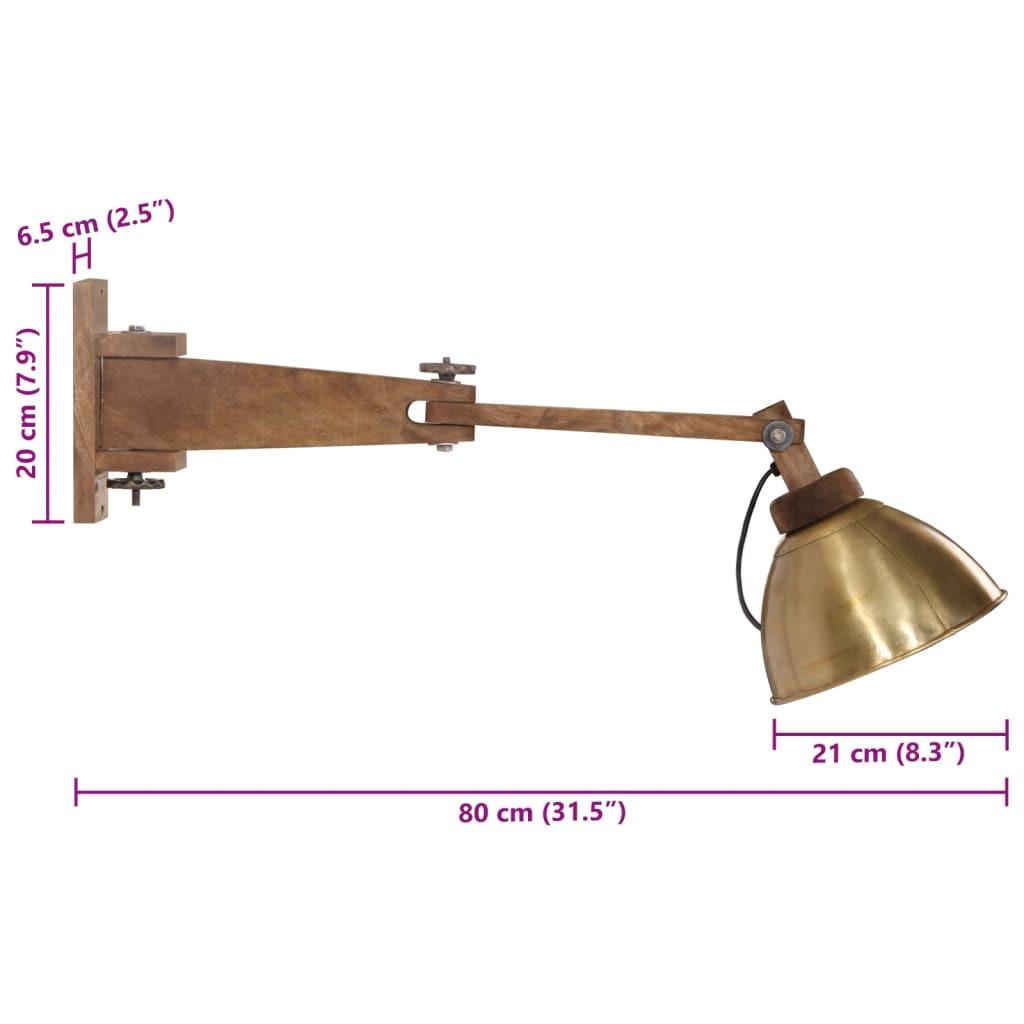 VidaXL lampada a parete Ferro  