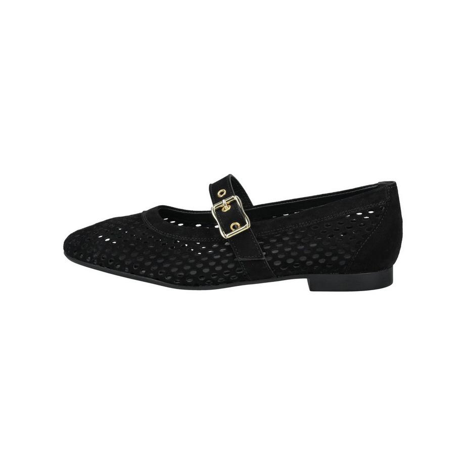 Paul Green Ballerinas mit Knöchelriemen und Geflechtoptik  
