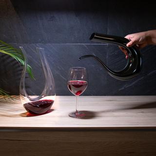 Intirilife Weinkaraffe aus Kristallglas  