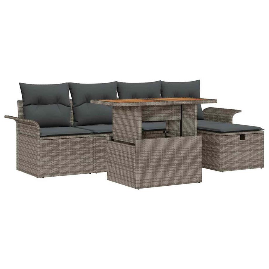 Garten sofa set poly-rattan