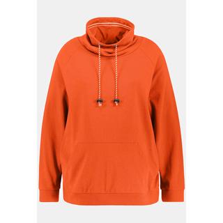 Ulla Popken  Bellieva-Sweatshirt, elastische Seitennähte, Langarm 