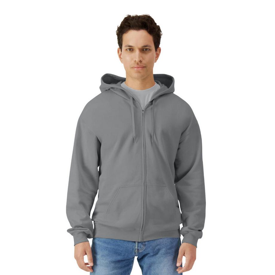 Gildan  Softstyle Hoodie Mit Durchgehendem Reißverschluss 