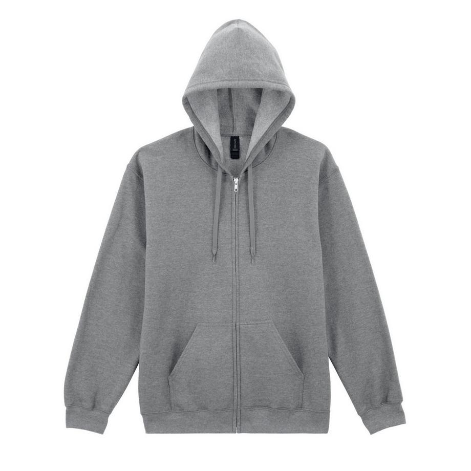 Softstyle Hoodie Mit Durchgehendem Reißverschluss