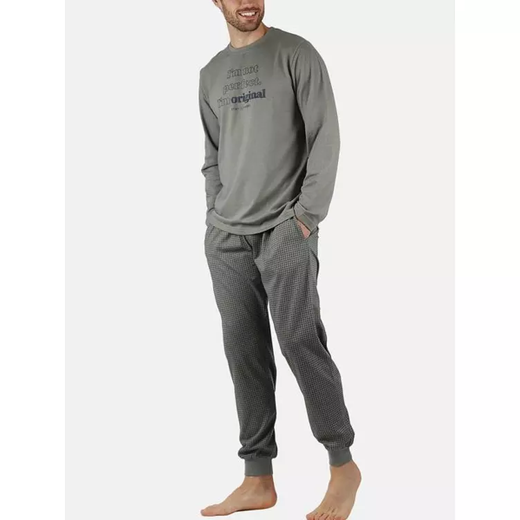 Admas Pyjama Hausanzug Hose und Oberteil mit langen Ärmeln Perfect online kaufen MANOR