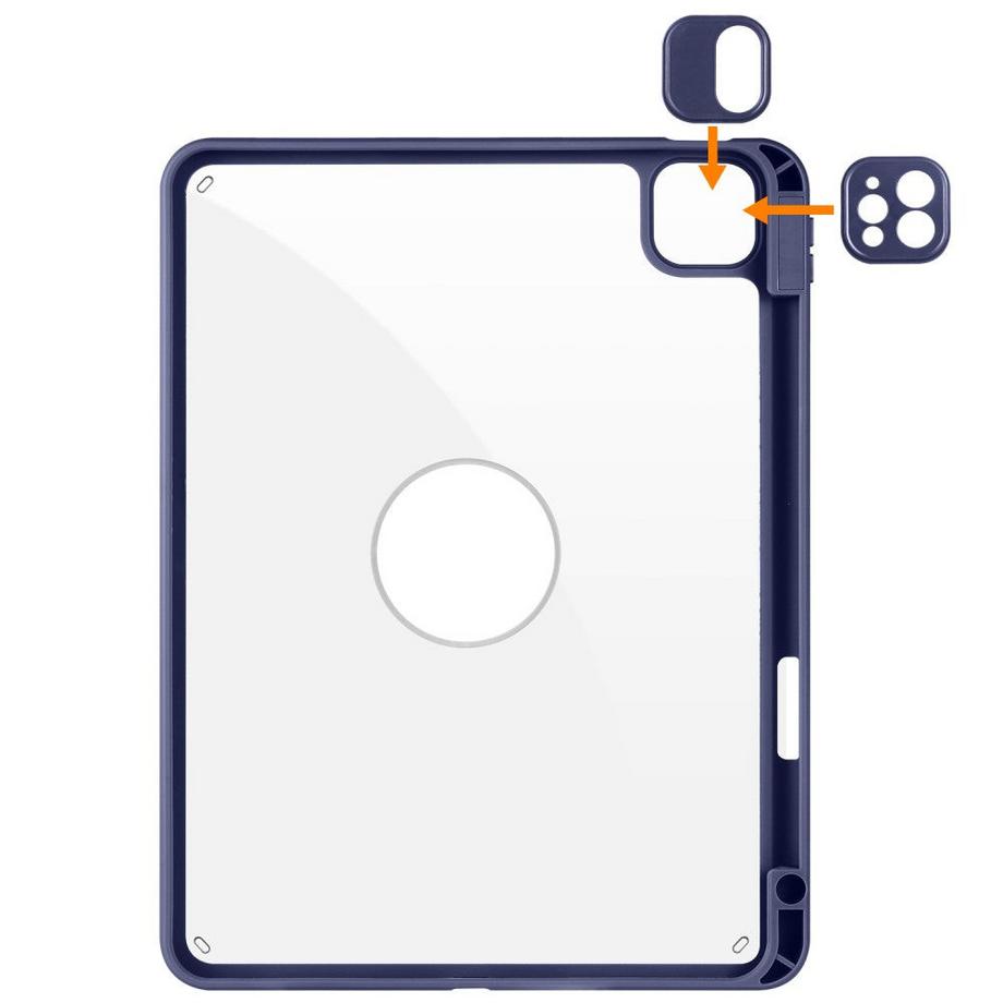 Cover-Discount  iPad Air / Pro 11 - Custodia ruotabile 2in1 con pen holder 