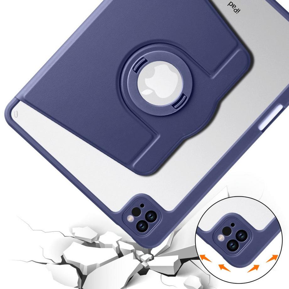 Cover-Discount  iPad Air / Pro 11 - Custodia ruotabile 2in1 con pen holder 