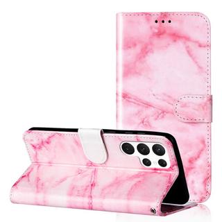 Cover-Discount  Galaxy S24 Ultra - Leder Etui Hülle Marble 