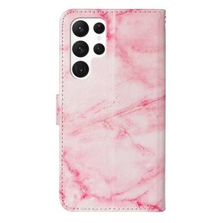 Cover-Discount  Galaxy S24 Ultra - Leder Etui Hülle Marble 