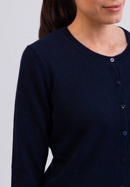 CASH-MERE.CH Cardigan Girocollo Cashmere  