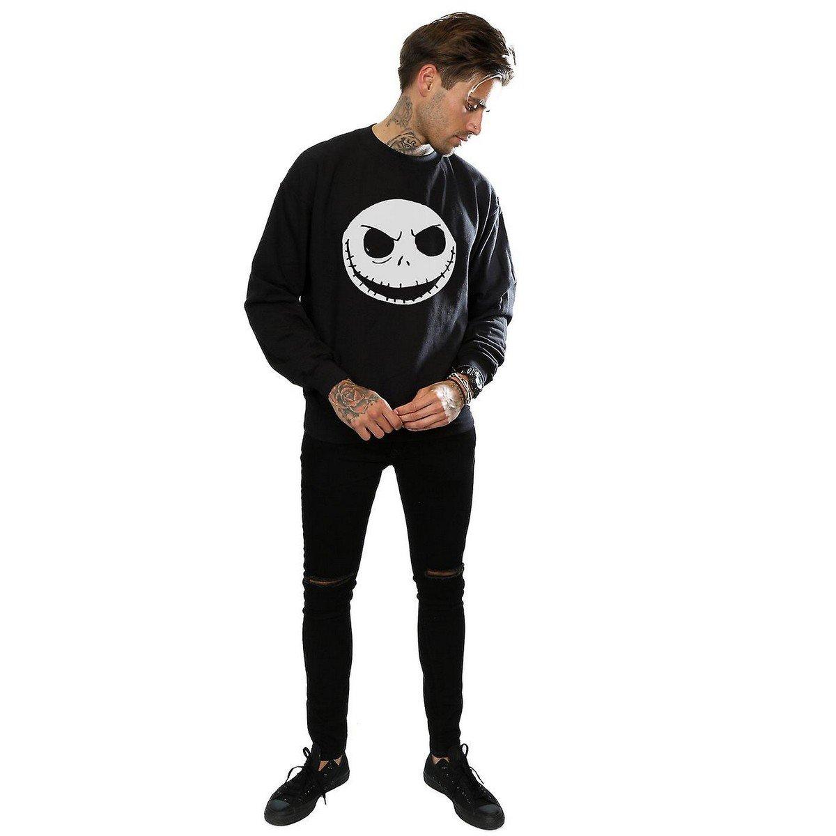 Nightmare Before Christmas Jack Skellington Grafikdruck Sweatshirt  
