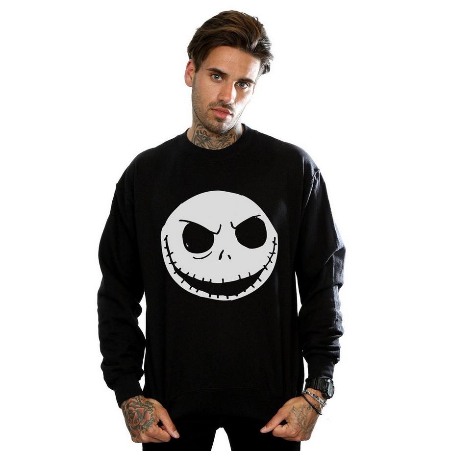 Nightmare Before Christmas Jack Skellington Grafikdruck Sweatshirt  