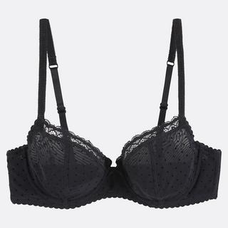 La Redoute Collections Alix Soutien-gorge emboîtant en tulle floqué  