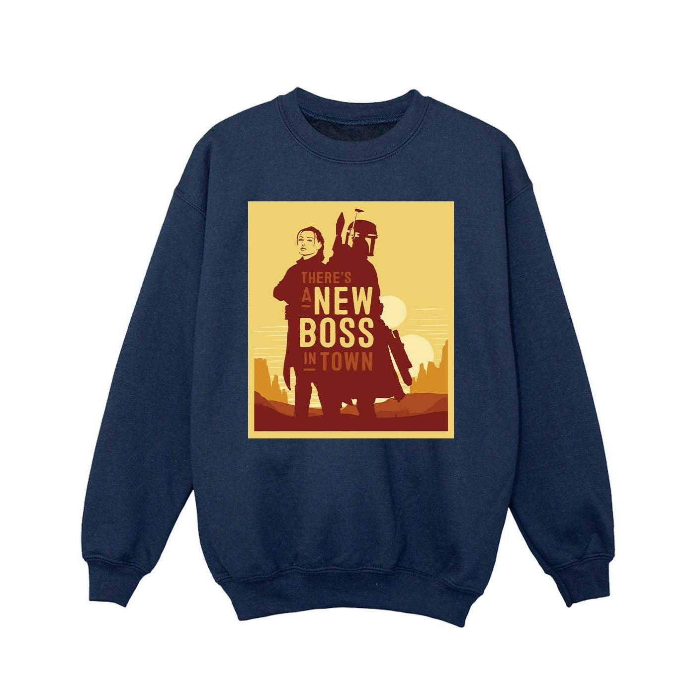 STAR WARS  The Book Of Boba Fett New Boss Sweatshirt 