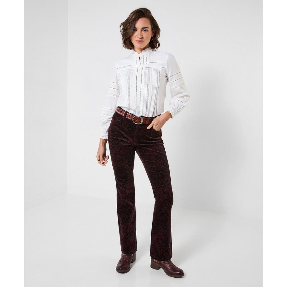 Joe Browns Pantalon en Moleskine Imprimé Bootcut  